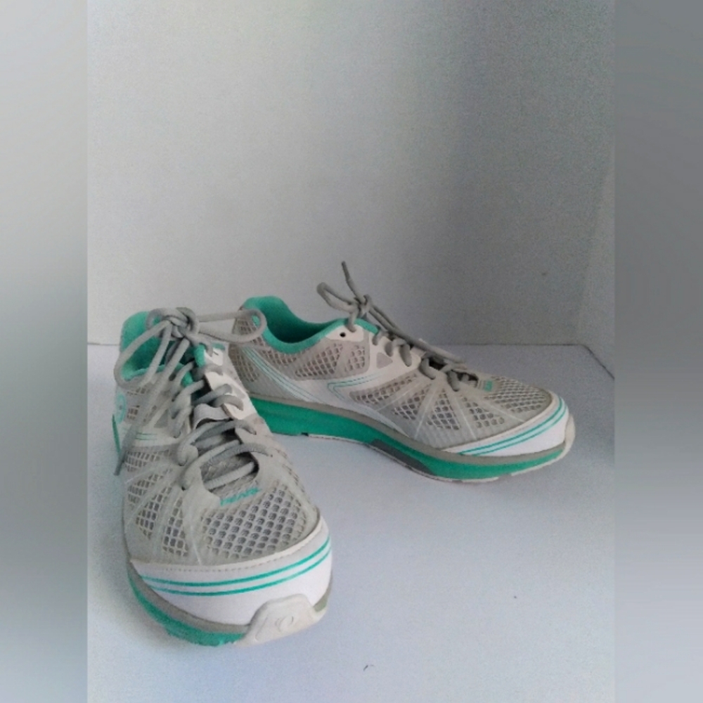Pearl Izumi E:Motion Road N1 Running Shoes Grey Teal Mesh Sneakers Womens